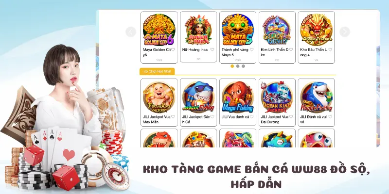 WW88 – Trang Chủ Nhà Cái WW88 Không Chặn Uy Tín Châu Á Kho tàng game bắn cá của thương hiệu WW88 đồ sộ, hấp dẫn